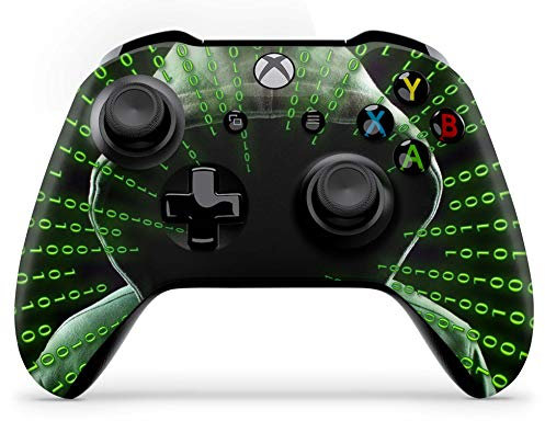 Skins4u Aufkleber Design Schutzfolie Vinyl Skin kompatibel mit Xbox One Controller Hacker