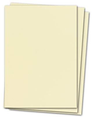 Glüxx-Agent 50 Blatt Tonkarton DIN A4 - Elfenbein - 240 g/m² Dicker Bastelkarton - 21,0 x 29,7 cm Pappe zum basteln für Fotoalbum Menükarte Bedruckbar DIY kreativ Sein