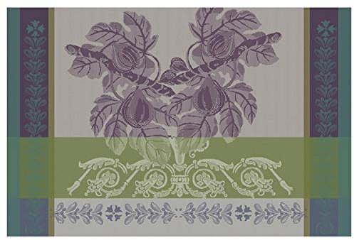 Garnier Thiebaut - Tischset Platzset - Figues Bronze - 100% Baumwolle - mit Green Sweet Beschichtung - 48 x 32 cm - 1 Stück