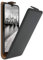 EAZY CASE Hülle kompatibel mit Samsung Galaxy A20e Flip Cover zum Aufklappen, Handyhülle aufklappbar, Schutzhülle, Flipcover, Flipcase, Flipstyle Case vertikal klappbar, aus Kunstleder, Schwarz