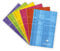 Clairefontaine 69582C - Packung mit 10 Kladden/Notizbücher mit Hardcover 7,5x12 cm, 64 Blatt kariert 90g, farbig sortiert, 1 Pack