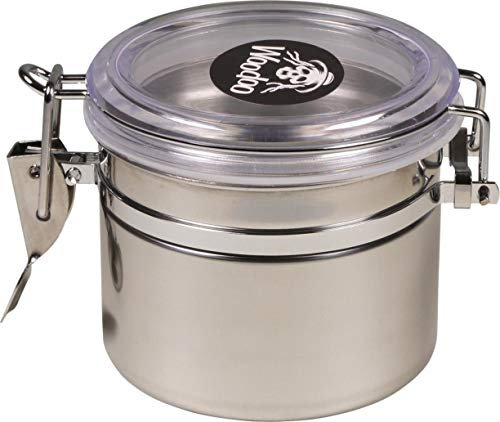 Woodoo Woodoo Vorratsdose Edelstahl, transp.Deckel, luftdicht sc, 195 g