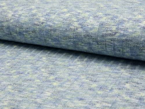 Minerva Crafts gerippter Jersey-Strickstoff, Meterware, Blau
