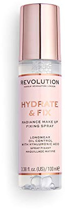 Makeup Revolution, Hydrate & Fix Fixing Spray, 100ml