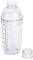 Coctelera de cóctel de plástico para PC con escala de jugo de tetera de leche clara Copa de vino para la barra de la tienda de la barra de la casa Herramienta de mezcla de la cocina del hogar(3#)