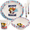 alles-meine.de GmbH Kinder Geschirr & Zubehör Verschiedene Artikel frei wählbar - Mickey Mouse - 5 TLG. Geschirrset - BPA frei - Trinktasse + Teller + Müslischale/Suppensch..