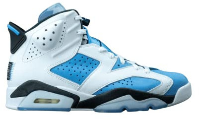 Nike Herren Air Jordan 6 Retro UNC White CT8529-410 45 EU Basketballschuhe
