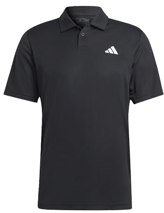 adidas Herren Club Tennis-Poloshirt, Schwarz, M