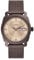 Fossil Machine uhr für Herren, Quarzwerk mit Edelstahl- oder Lederarmband, Dunkelbraun, 42MM