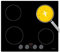 Cookology CIK602 60cm Induction Hob in Black - 6000W - 4 Zone Cooktop - Ceramic Glass - 9 Power Levels - Rotary Dial Controls - Residual Heat Indicator