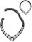 365 Sleepers (8mm) Titan 1,2 mm Tropfenform Kristall Segment Nasenring Hoop Knorpelohrring Septum Clicker Klappbarer Lippen Conch Daith Helix Rook Tragus Body Piercing Schmuck