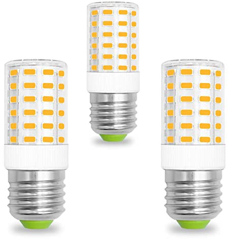 TRIJZHOU E27 LED 7W Ersetzt 100W Glühbirnen Warmweiß 3000K 1000Lumen Maiskolbent 100-265V Bädern Wohnzimmer Lampe 3er Pack [MEHRWEG]