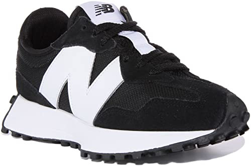 NEW BALANCE 327, Sneaker Hombre, Black, 34.5 EU