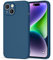 AK Custodia per iPhone 14 Cover, Custodia Protettiva Completa in Silicone Liquido Ultra Sottile con Rivestimento in Morbido Tessuto in Microfibra per iPhone 14