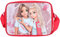 Depesche 12235 TOPModel One Love - Umhängetasche in Rosa und Rot mit Herzen, Tasche mit Reißverschluss und längenverstellbarem Tragegurt