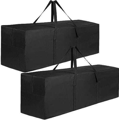 2er-Pack 200L Große Reisetasche, wasserdichte robuste Sporttasche Holdall-Taschen mit Langen Griffen Reißverschlüssen für Männer Frauen, Faltbarer 600D Oxford-Stoff Umzugskarton mit Deckeln