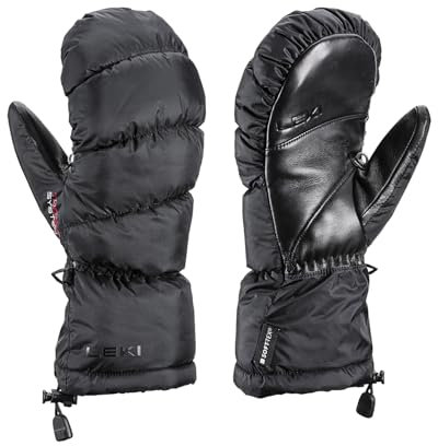 LEKI Damen Skihandschuhe Glace 3D Black 8 1/2