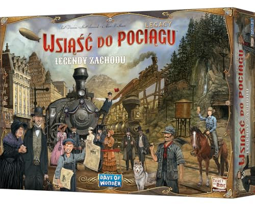Rebel Nimm den Zug: Legacy Brettspiel westliche Legenden, mehrfarbig, ab 10 Jahren