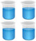 4pcs Laundry Measuring Cup, 100ml Silicone Liquid Measuring Cups Reusable Laundry Detergent Measuring Dispenser Cup for Liquid Detergent Home Dormitory, No More Mess or Leaks