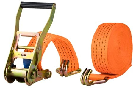 Safetytex Spanngurt zweiteilig 4t 5m 2000kg 4000 kg daN Zurrgurte 2teilig LKW Anhänger 4 to 5 Meter (1 Stück)