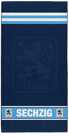 TSV 1860 München Handtuch Duschtuch Badetuch ** Sechzig Marine ** (50x100 cm)