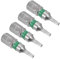 CoCud Embouts de Tournevis Torx Magnétiques, T8 Longueur 25mm 1/4 Tige Hexagonale, Acier S2 Étoile 6 Points Perceuse Visseuse Preuve de Manipulation, 4 Pièces
