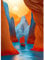 Bgraamiens Puzzle-Voyage- Puzzles for Adults 1000 Pieces, Difficult Challenge Jigsaw Puzzles, Autostereoscopy River Mountains with Sunset Scene Art Puzzles as Wall Decor Impossible Puzzle