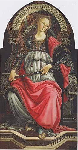 ZHAOSHAN Sandro Botticelli Kunstdruck auf Leinwand, Motiv Fortitude, 58 x 90 cm, ohne Rahmen