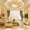 LUXINSHISU Papier peint Mural 3D pour plafond, autocollant d'art en soie, classique européen en relief, pour salon, chambre à coucher, fond de plafond