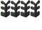 Skiffers Lot de 4 protections d'angle en laiton massif pour plinthe Protection efficace contre l'usure des meubles