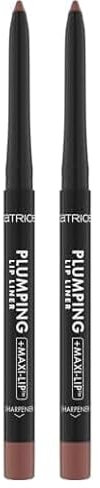 Catrice Plumping Lip Liner, Lip Pencil, No. 150 Queen Vibes, Nude, Enlargeing, Matting, Colour-Intense, Matte, Vegan, Waterproof, Microplastic Particles Free (0.35 g) (Paquete de 2)
