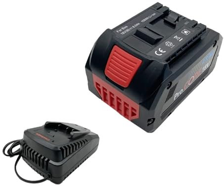 Batterie Au Lithium 8 Ah 10 Ah 12 Ah 15 Ah Batterie De Remplacement ProCORE, Compatible Avec Les Outils Sans Fil Bosch 18 V BAT609 BAT618 GBA18V 21700 Cellule D'alimentation Haute Puissance 5 C(8AH-CH