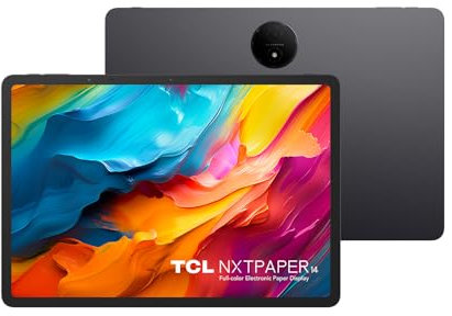 TCL NXTPAPER 14 Tablet, 14.3 2.4K NXTPAPER Display, 256GB Storage, 8GB RAM (+8GB RAM Expansion), 10,000mAh Battery, 33W PD Fast Charging, Android WiFi Tablet, Gray