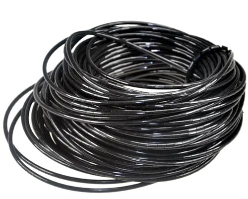 Protezione per cavi flessibili a spirale, Avvolgicavo a spirale nero da 3 mm a 30, avvolgicavo elettrico, a(6mm 20Meter)