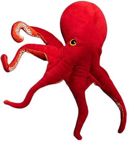 HOMEXYLYL Oktopus Kuscheltier, Weiches Plüschtier Unterwasser Meereskreatur Kissen für Kinderzimmerdekoration Und Geschenke(40cm/15.7in)