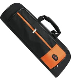 Zambuph Tragbarer, gepolsterter Trompetenkoffer Rucksack mit verstellbarem Schultergurt, der Komfort beim Tragen von Instrumenten bietet. Tasche für Blechblasinstrumente. Tragbare Windtasche