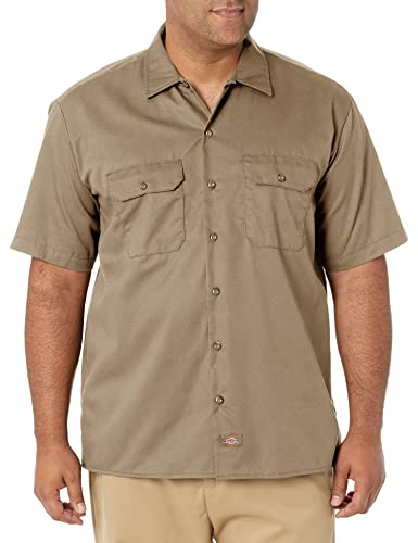 Dickies Men's Work Shirt Short Sleeves - White