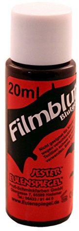 Eulenspiegel 405086 - Filmblut / Blutgel, hell, 20 ml, Theaterblut, Halloween, Karneval, Motto-Party