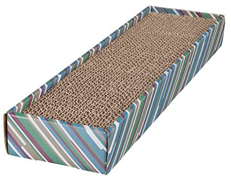 Trixie Tabla Cartón Rascadora Scratchy, 13 x 48 cm, Gato