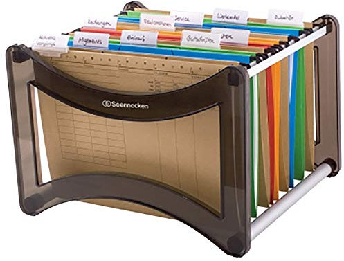 Soennecken Hängekorb 2052 für DIN A4 transluzent schwarz