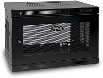 Eaton Tripp Lite SmartRack 9U Low-Profile Switch-Depth Wall-Mount Rack Enclosure (Black) (SRW9U)