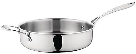 Vogue Tri Wall Saute Pan - 240mm 2 1/2Ltr 81fl oz