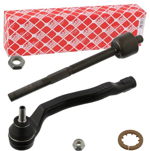 febi bilstein 39863 Tie Rod with end fitting, nut and lock nut, pack of one