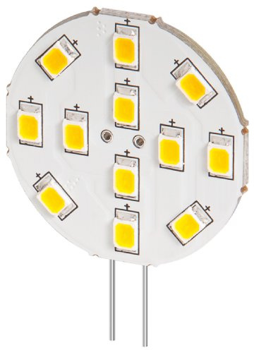 3er Set LED Einbaustrahler 2 W Sockel G4, ersetzt 20 W, 170 Lumen warm-weißes Licht mit 2800 K
