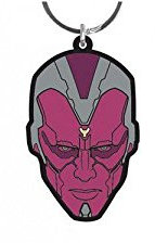Pyramid International Avengers: Age of Ultron (Vision) Schlüsselanhänger 4,5 x 6 cm, Gummi, Mehrfarbig, 4 x 6 x 1,3 cm