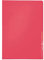 Leitz Sichthülle Standard, A4, PP, genarbt, dokumentenecht, rot, 100 -er Pack