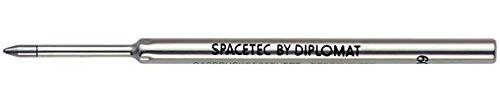 Spacetec by Diplomat D10445633 Kugelschreiberminen Gasdruck-Großraumminen M, kurz, blau