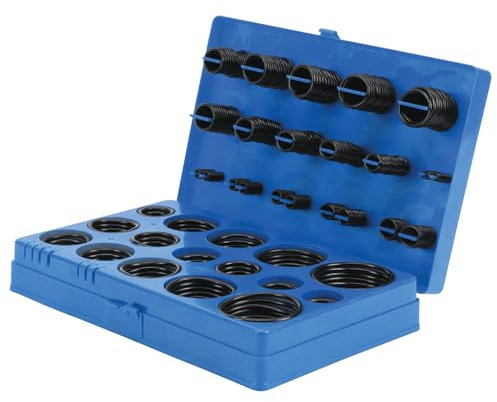 Performance Tool W5203 Metrisches O-Ring-Sortiment mit 32 Größen für Fahrzeugwartung und Reparatur, Nitrilkautschuk (419-teilig)