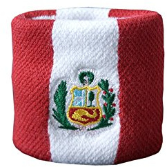 Flaggenfritze Schweiß- und Stirnbänder Peru, für Erwachsene und Jugendliche, Sport/Fitness/Yoga, modisches Fan-Accessoire