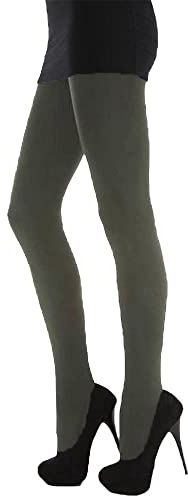 Silky Ladies' Warm Cosy Thermal Winter Tights, 200 Denier. Grey. Medium